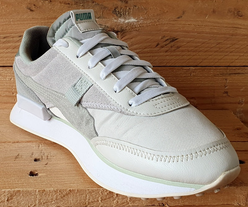 Puma Future Rider Low Textile/Suede Trainers UK6/US8.5/E39 374665-04 Light Green