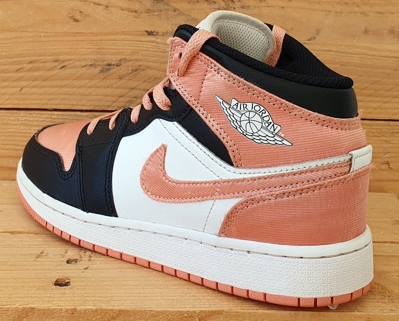 Nike Air Jordan 1 Mid Leather Trainers DM9077-108 Madder Root UK4/US4.5Y/EU36.5