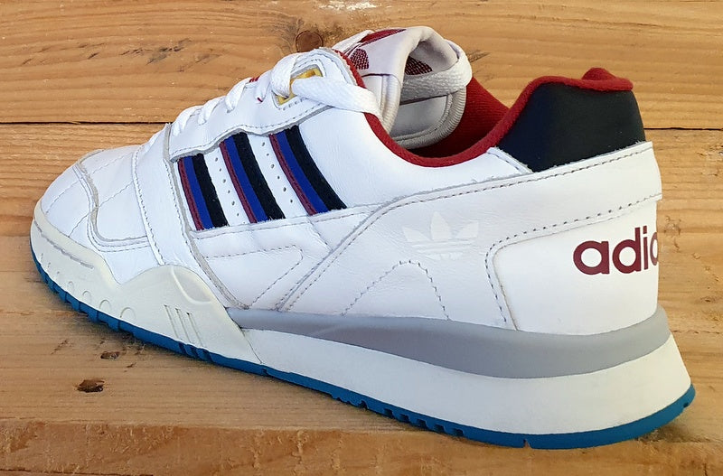 Adidas AR Leather Trainers UK6.5/US7/EU40 EE5397 Cloud White Collegiate Burgundy