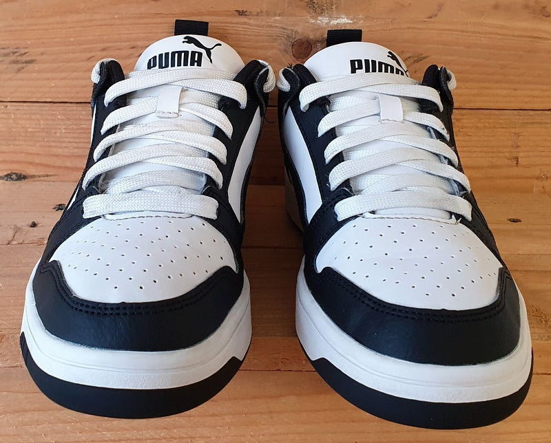 Puma Rebound Layup Low Leather Trainers UK5/US6C/EU38 370490-16 White/Black