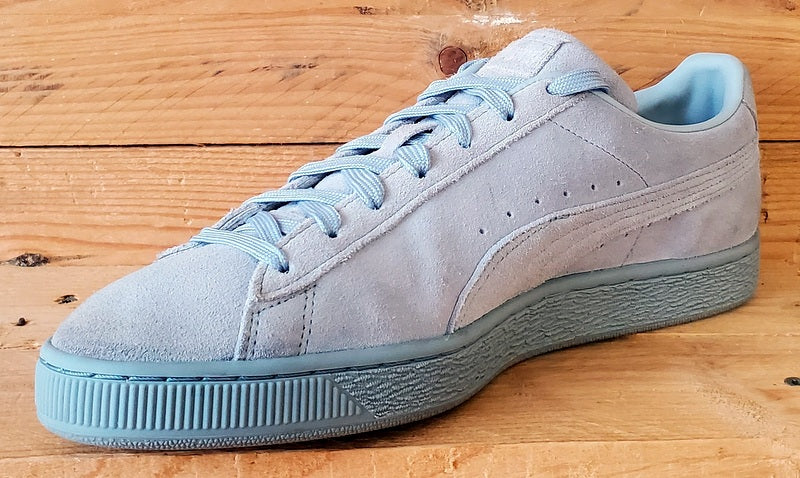 Puma Suede Mono 21 Low Trainers UK9/US10/EU43 381176-03 Triple Blue Fog