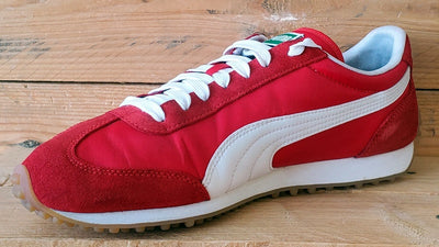 Puma Whirlwind Low Textile Trainers UK8/US9/EU42 351293-88 Red/White/Gum