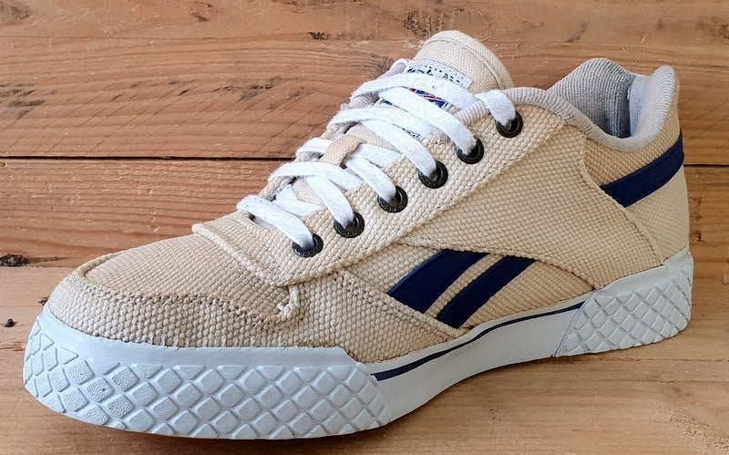 Reebok Classic Vintage Low Textile Trainers UK8/US9/EU42 4-30505 Tan/Navy