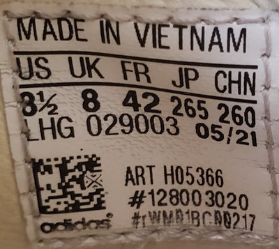 Adidas Originals ZX 420 Low Leather Trainers UK8/US8.5/EU42 H05366 Cloud White