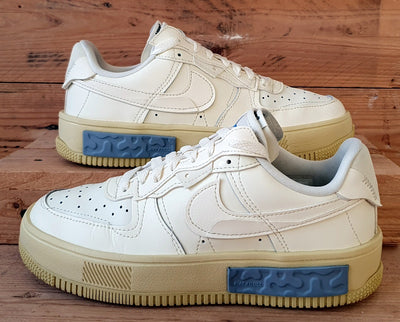 Nike Air Force 1 Fontanka Leather Trainers UK4.5/US7/E38 DH1290-102 Coconut Milk