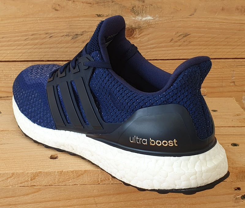 Adidas Ultra Boost 2.0 Primeknit Trainers UK7.5/US8/EU41 AQ5928 Collegiate Navy