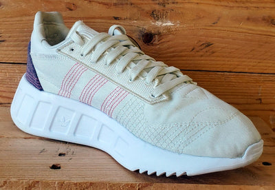 Adidas Geodiver Primeblue Textile Trainers UK5.5/US6/EU38.5 GZ4407 Cream/White