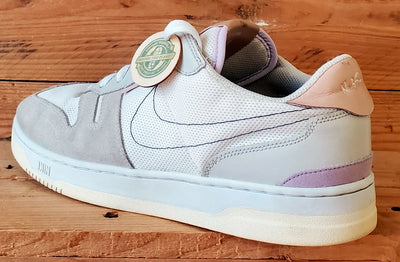 Nike Squash-Type Low Textile/Suede Trainers UK9/US10/EU44 CJ1640-102 Sail/White