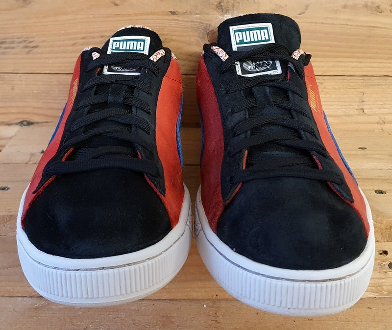 Puma Suede Yo! Low Trainers UK10/US11/EU44.5 383429-01 Red/Black/Blue/Pink