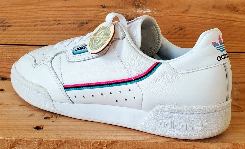 Adidas Continental 80 Low Leather Trainers UK8.5/US9/EU42.5 FX3516 White