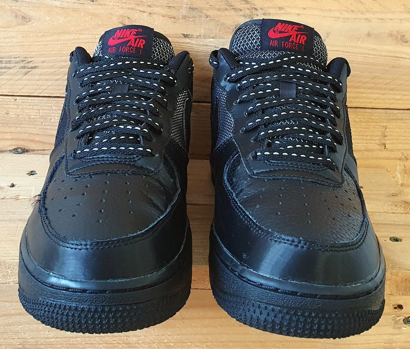 Nike Air Force 1 Leather Trainers UK6.5/US7.5/EU40.5 DO6389-001 Black Ballistic