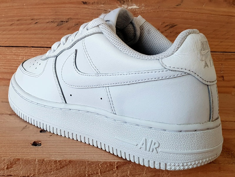 Nike Air Force 1 Low Leather Trainers UK4/US4.5Y/EU36.5 DH2920-111 Triple White