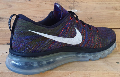 Nike Flyknit Air Max Low Trainers UK10/US11/EU45 620469-016 Purple Multicolour