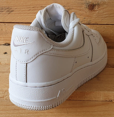 Nike Air Force 1 Low Leather Trainers UK5/US7.5/EU38.5 DD8959-100 Triple White