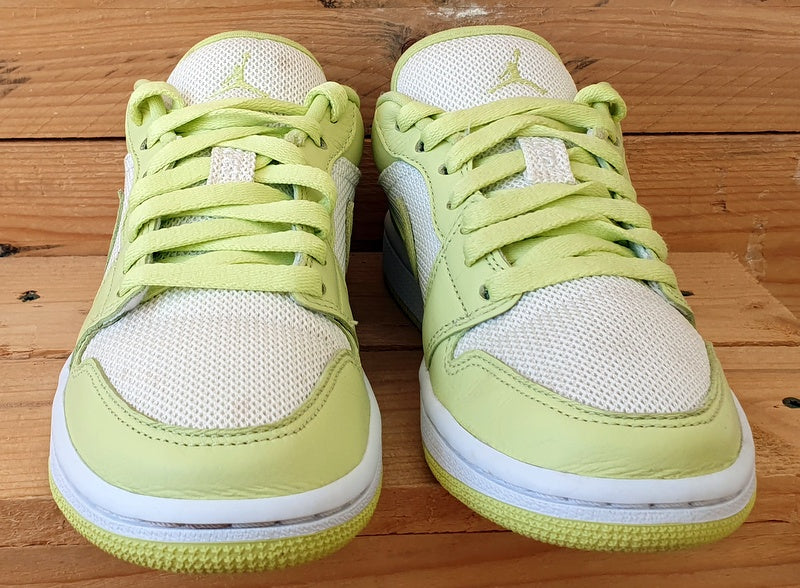 Nike Air Jordan 1 Low Trainers DH9619-103 Limelight Green/White UK4/US6.5/EU37.5