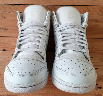 Adidas Top Ten Mid Leather Trainers UK9.5/US10/EU44 FV6131 Triple White