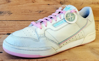 Adidas Continental 80 Low Leather Trainers UK10/US10.5/EU44.5 BD7645 Off White