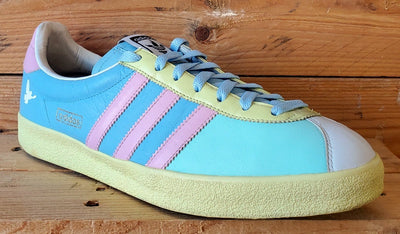 Adidas Gazelle Easter Low Leather Trainers UK10/US10.5/EU44.5 015572 Blue/Pink