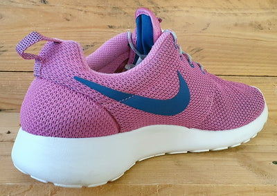 Nike Roshe Run Low Textile Trainers UK9/US11.5/EU44 511882-502 Red Violet