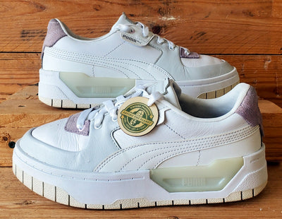 Puma Cali Dream Low Leather Trainers UK4.5/US7/EU37.5 383112-02 Cloud White