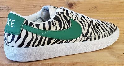 Nike Blazer Low Canvas Trainers UK10/US11/EU45 371760-130 White/Black/Zebra
