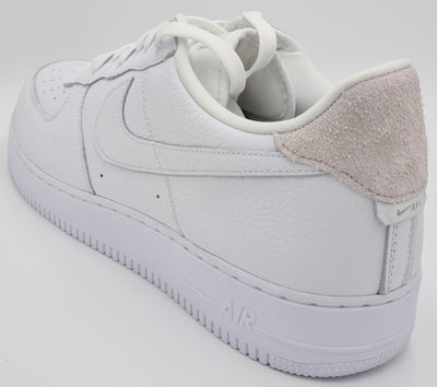 Nike Air Force 1 Craft Leather/Suede Trainers CN2873-101 White UK14/US15/EU49.5