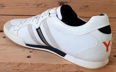 Adidas Y-3 Yohji Yamamoto Low Leather Trainers UK8.5/US9/EU42.5 U4299 White