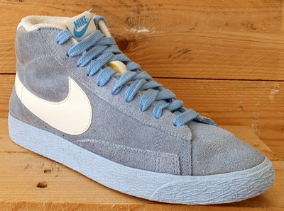 Nike Blazer Mid Suede Trainers UK5/US7.5/EU38.5 518171-403 Arctic Blue