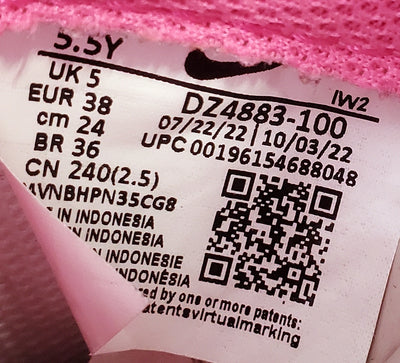 Nike Air Force 1 All Star Low Leather Trainers UK5/US5.5Y/EU38 DZ4883-100 White