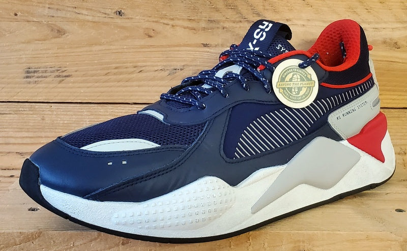 Puma RS-X Low Textile Trainers UK12/US13/EU47 369666-05 Navy/Grey/White