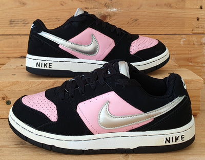 Nike Vintage Low Suede/Leather Trainers UK5/US5.5Y/EU38 318981-601 Black/Pink