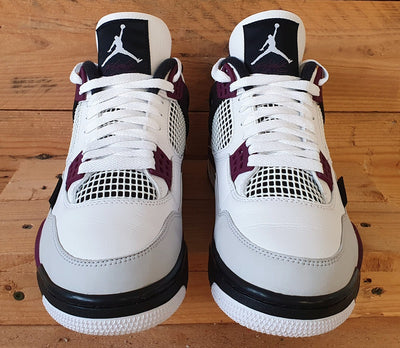 Nike Air Jordan 4 Retro PSG Trainers UK8/US9/EU42.5 CZ5624-100 Bordeaux