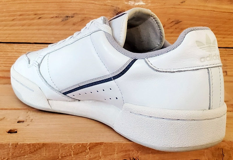 Adidas Continental 80 Low Leather Trainers UK6.5/US7/EU40 EE5342 White/Grey