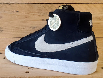Nike Blazer 77 Mid Suede Trainers UK7.5/US8.5/EU42 CI1172-002 Black/White