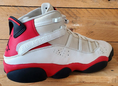 Nike Air Jordan 6 Rings Mid Leather Trainers UK13/US14/EU48.5 322992-123 White