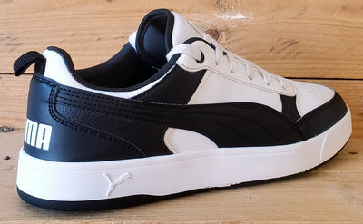 Puma Dribble Low Leather Trainers UK7.5/US8.5/EU41 400326-05 White/Black