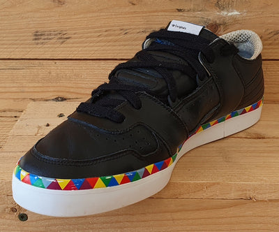 Adidas Originals Low Leather Trainers UK12/US12.5/EU47 G51677 Black/White/Multi