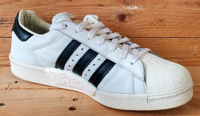 Adidas Superstar Boost Low Leather Trainers UK10/US10.5/E44.5 BB0188 White/Black