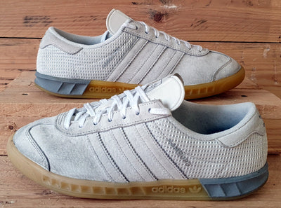 Adidas Originals Hamburg Tech Low Suede Trainers UK6/US6.5/EU39 S79994 Grey/Gum