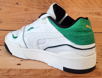 Puma Slipstream Bball Low Leather Trainers UK8/US9/EU42 393266-01 White/Green