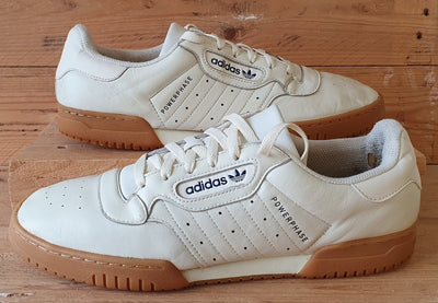 Adidas Powerphase Low Leather Trainers UK11.5/US12/EU46.5 FU9542 Off-White