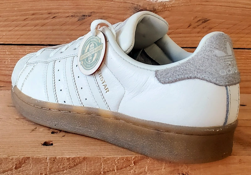 Adidas Originals Superstar Low Leather Trainers UK4.5/US6/EU37 B37147 White/Gum
