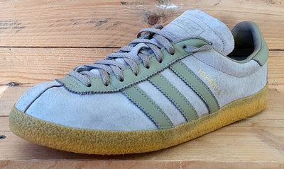 Adidas Topanga Low Suede Trainers UK10/US10.5/EU44.5 S75503 Grey/Green gum