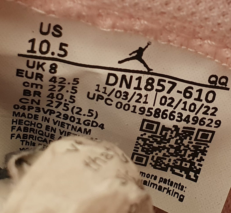 Nike Air Jordan Series ES Low Trainers DN1857-610 White/Pink UK8