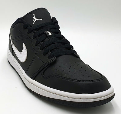 Nike Air Jordan 1 Low Leather Trainers AO9944-001 Black/White UK6/US8.5/EU40