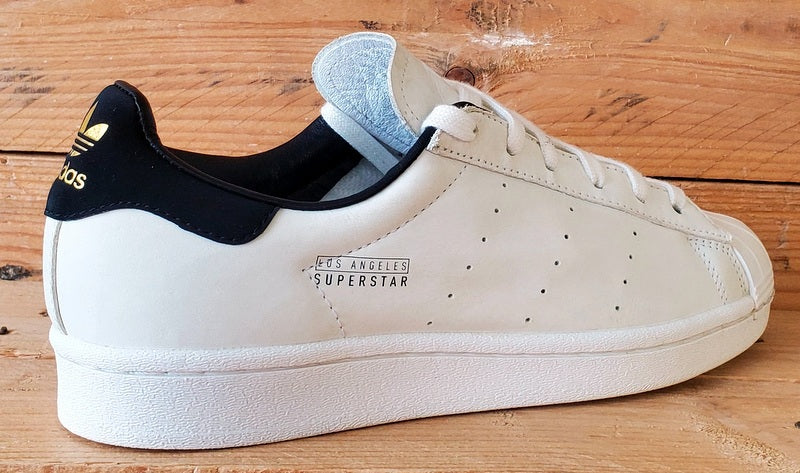 Adidas Superstar Los Angeles Leather Trainers UK6/US6.5/EU39 FV3014 Cream