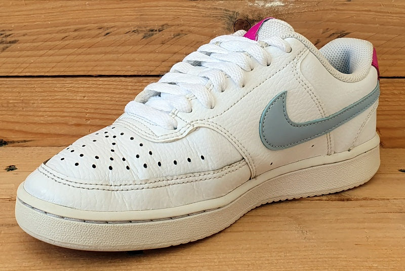 Nike Court Vision Low Leather Trainers CD5434-104 White/Pink UK3.5/US6/US36.5