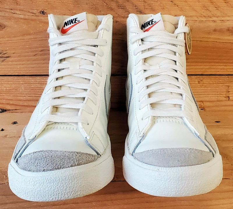 Nike Blazer 77 Mid Leather Trainers UK7/US9.5/EU41 CZ1055-120 SAil/Light Bone