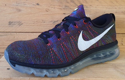 Nike Flyknit Air Max Low Trainers UK10/US11/EU45 620469-016 Purple Multicolour