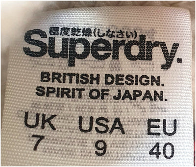 Superdry Japan #10 Tokyo Mid Suede Trainers UK7/US9/EU40 GS0JS004 Moroccan Blue